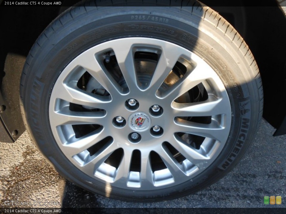 2014 Cadillac CTS 4 Coupe AWD Wheel and Tire Photo #88383761