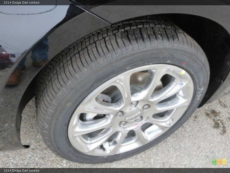 2014 Dodge Dart Limited Wheel and Tire Photo #88400721