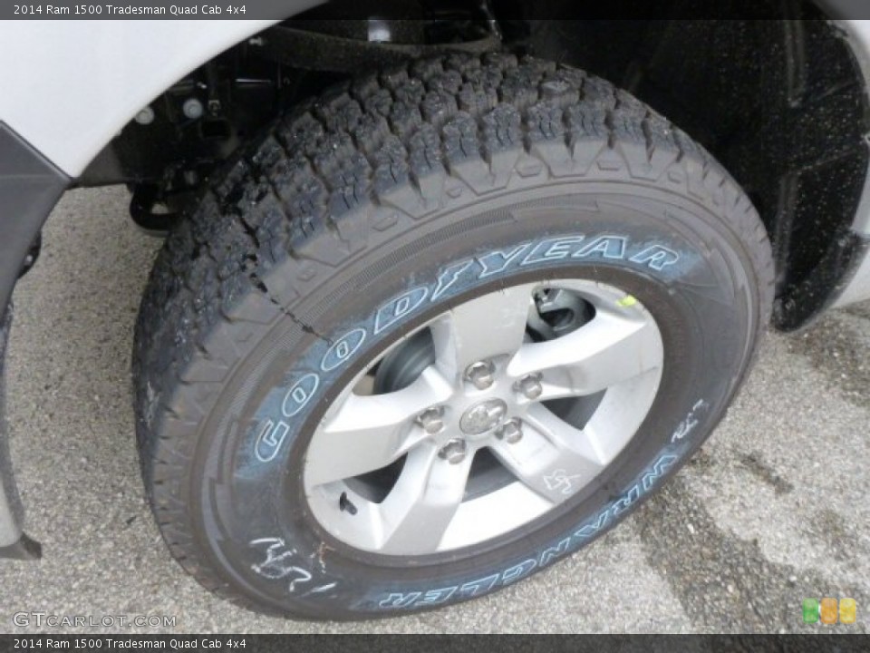 2014 Ram 1500 Tradesman Quad Cab 4x4 Wheel and Tire Photo #88401312
