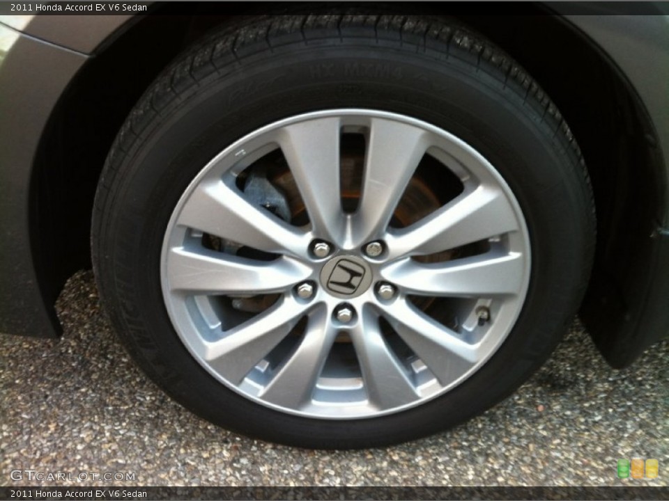 2011 Honda Accord EX V6 Sedan Wheel and Tire Photo #88413153