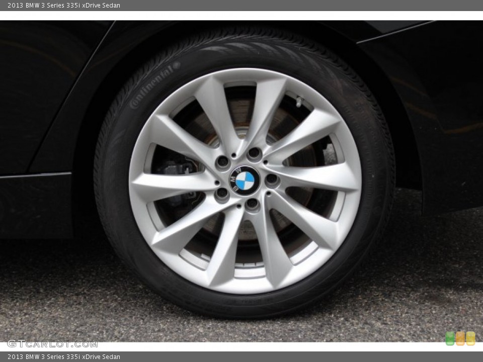 2013 BMW 3 Series 335i xDrive Sedan Wheel and Tire Photo #88413162