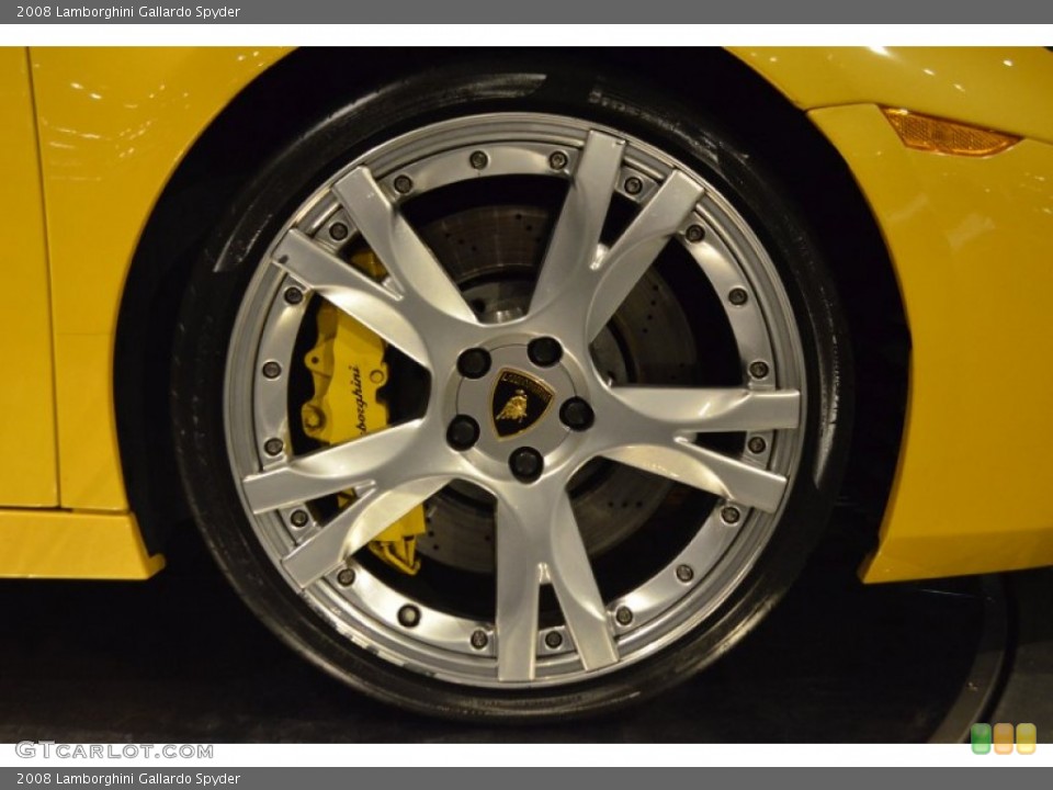2008 Lamborghini Gallardo Spyder Wheel and Tire Photo #88415874