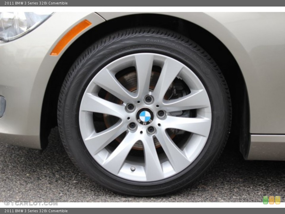 2011 BMW 3 Series 328i Convertible Wheel and Tire Photo #88422630