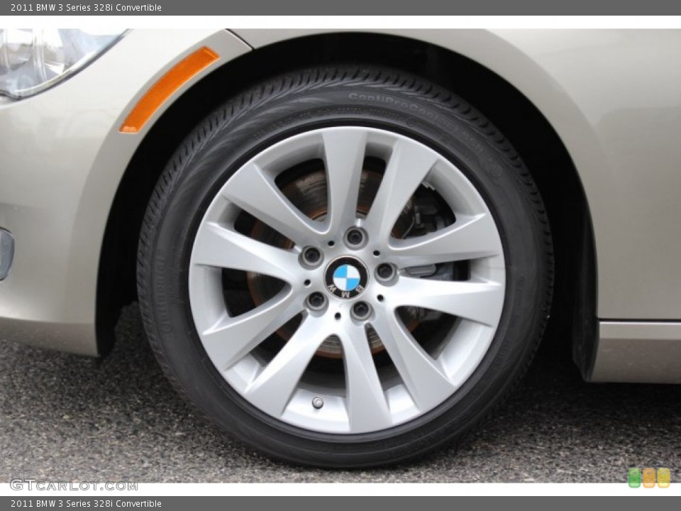 2011 BMW 3 Series 328i Convertible Wheel and Tire Photo #88422630