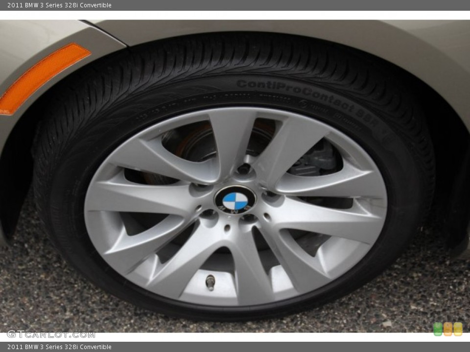 2011 BMW 3 Series 328i Convertible Wheel and Tire Photo #88422654