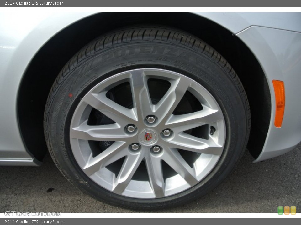 2014 Cadillac CTS Luxury Sedan Wheel and Tire Photo #88425027