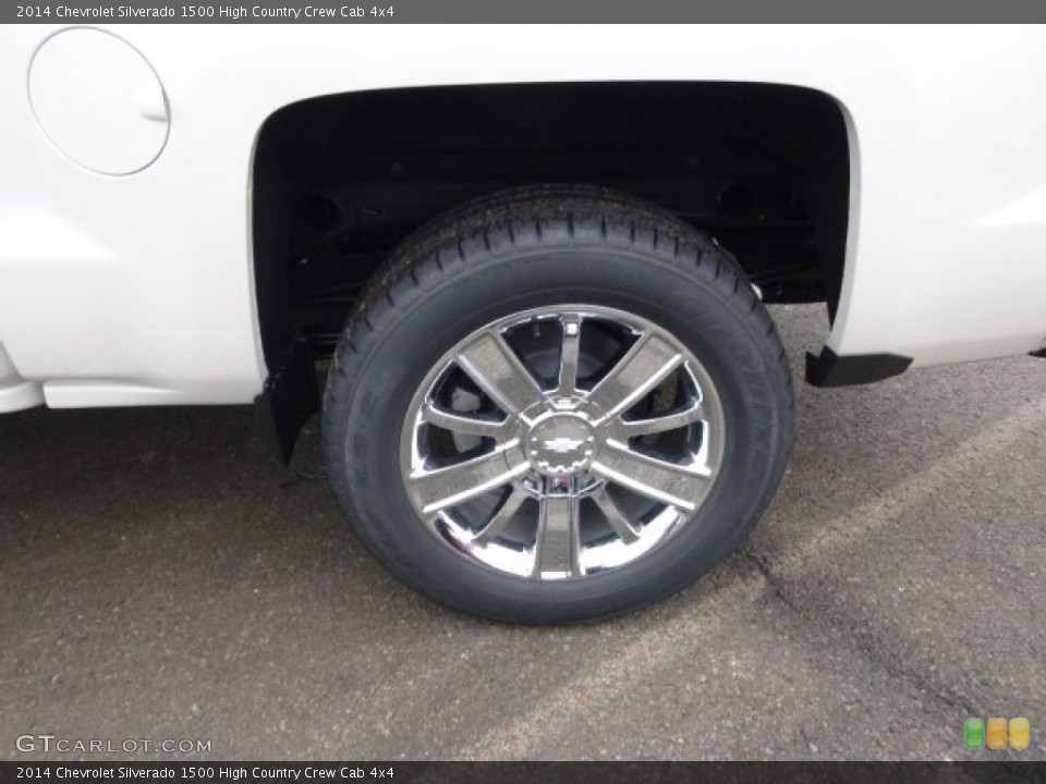 2014 Chevrolet Silverado 1500 High Country Crew Cab 4x4 Wheel and Tire Photo #88426551