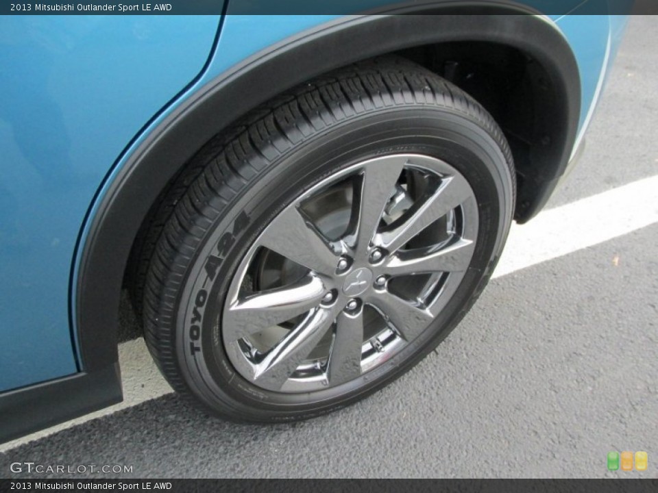 2013 Mitsubishi Outlander Sport LE AWD Wheel and Tire Photo #88427154
