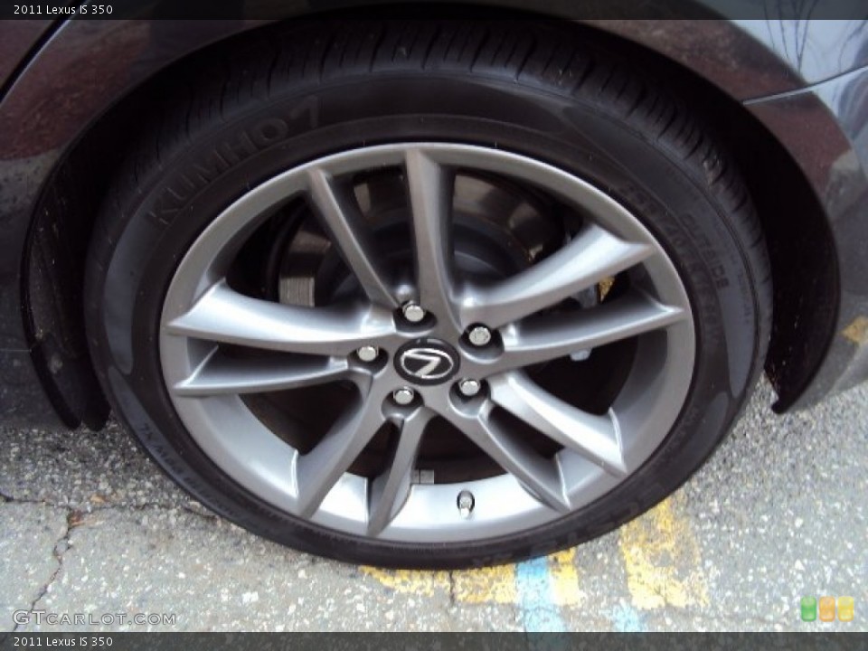 2011 Lexus IS 350 Wheel and Tire Photo #88431617