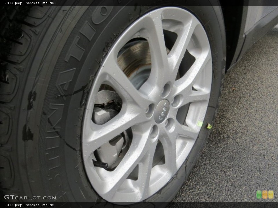 2014 Jeep Cherokee Latitude Wheel and Tire Photo #88444761