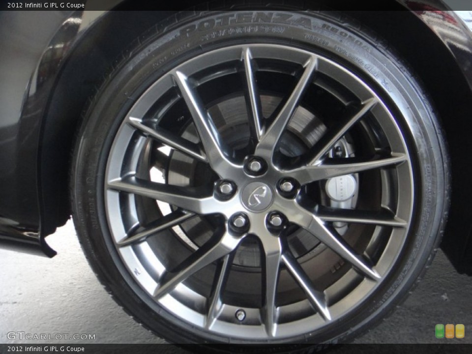 2012 Infiniti G IPL G Coupe Wheel and Tire Photo #88451442