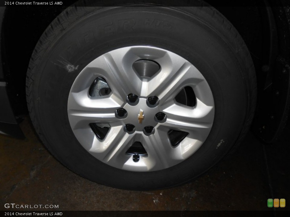 2014 Chevrolet Traverse LS AWD Wheel and Tire Photo #88453298