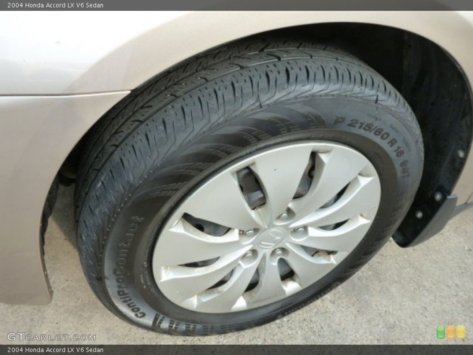 2004 Honda Accord LX V6 Sedan Wheel and Tire Photo #88454601