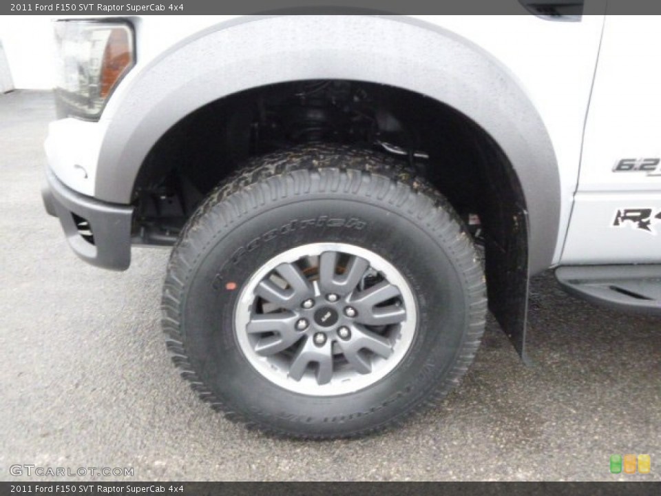 2011 Ford F150 SVT Raptor SuperCab 4x4 Wheel and Tire Photo #88458129