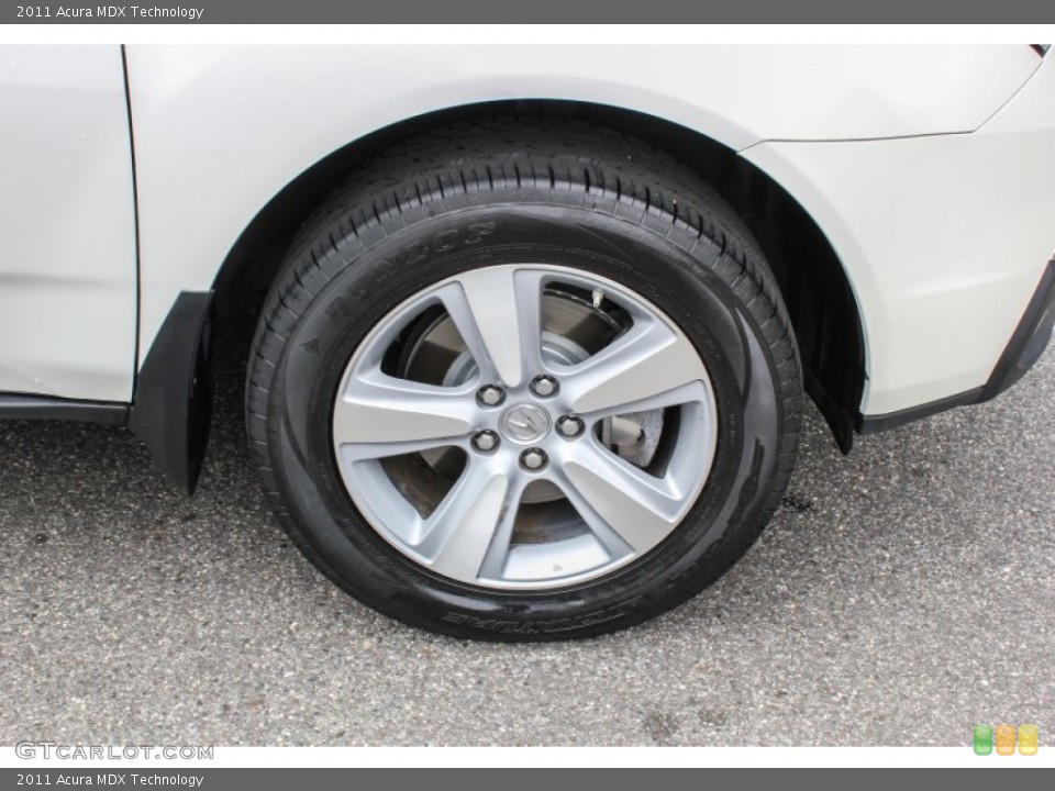 2011 Acura MDX Technology Wheel and Tire Photo #88464089