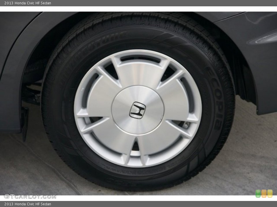 2013 Honda Civic HF Sedan Wheel and Tire Photo #88472712