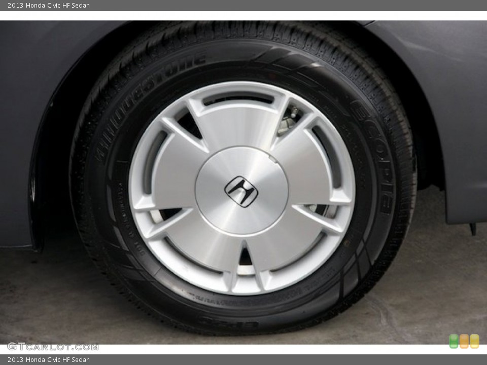 2013 Honda Civic HF Sedan Wheel and Tire Photo #88472760