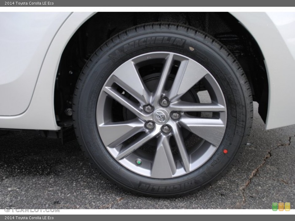 2014 Toyota Corolla LE Eco Wheel and Tire Photo #88481289