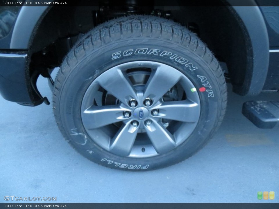 2014 Ford F150 FX4 SuperCrew 4x4 Wheel and Tire Photo #88491165