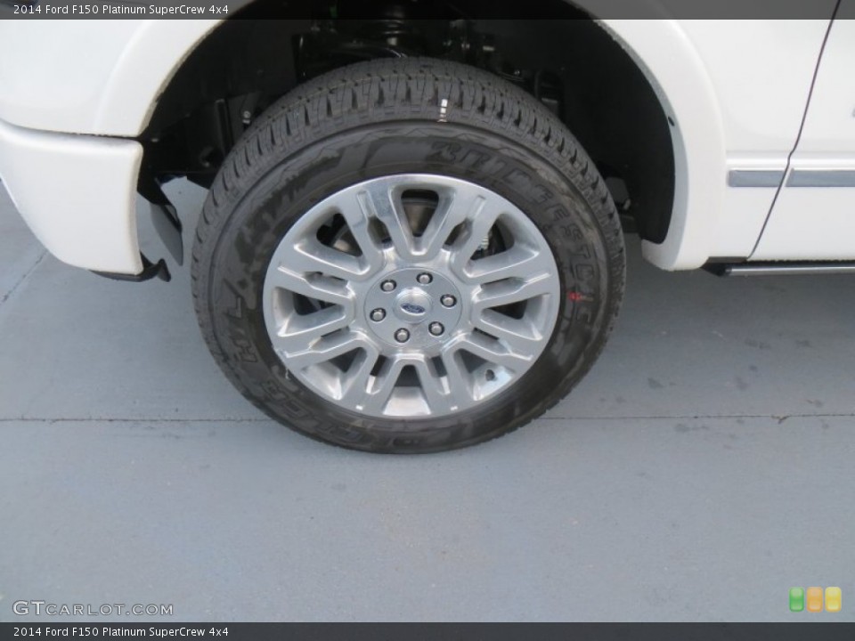 2014 Ford F150 Platinum SuperCrew 4x4 Wheel and Tire Photo #88491561