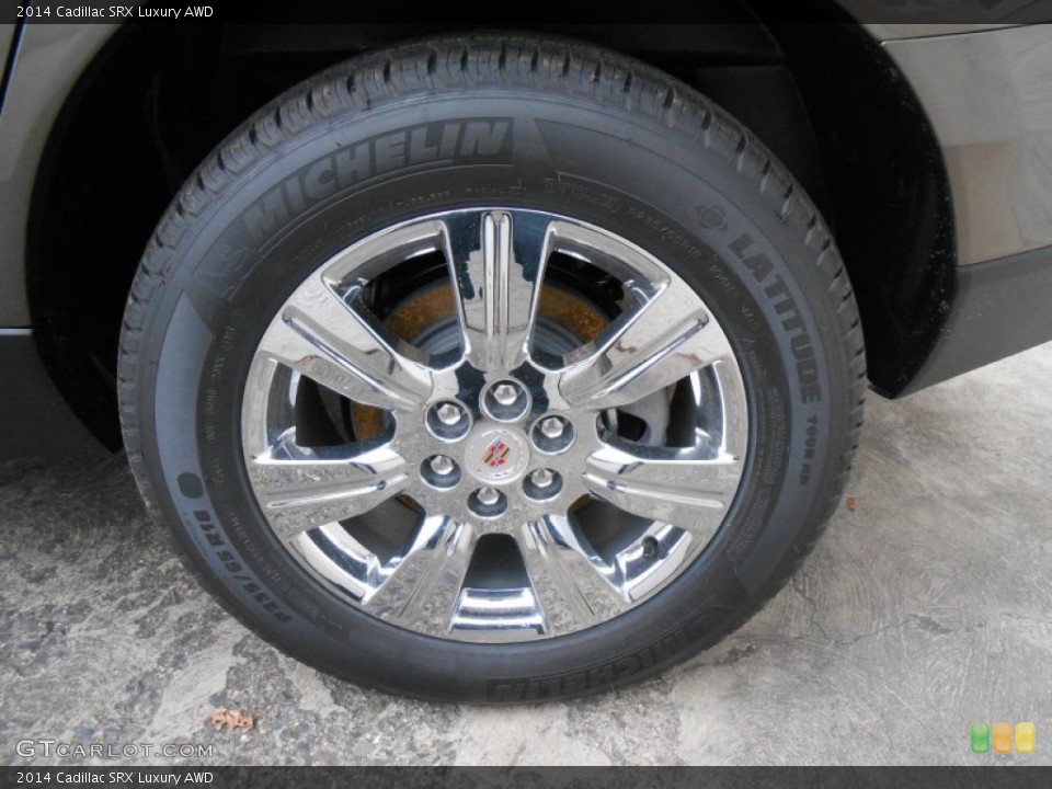 2014 Cadillac SRX Luxury AWD Wheel and Tire Photo #88500699