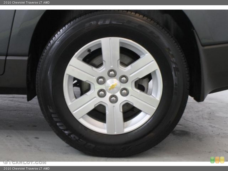 2010 Chevrolet Traverse LT AWD Wheel and Tire Photo #88519524