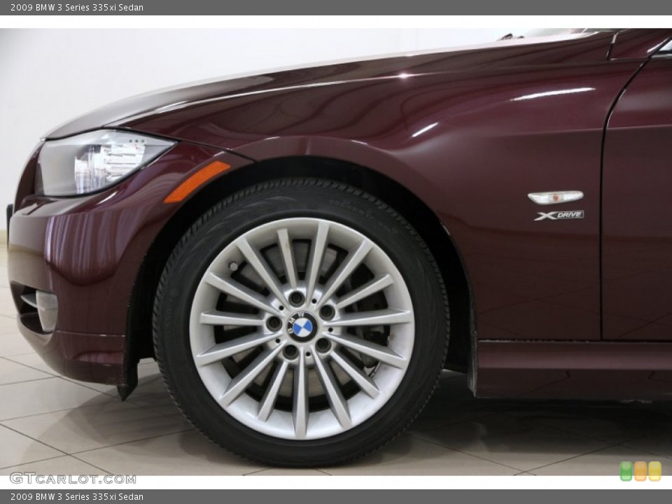 2009 BMW 3 Series 335xi Sedan Wheel and Tire Photo #88525875