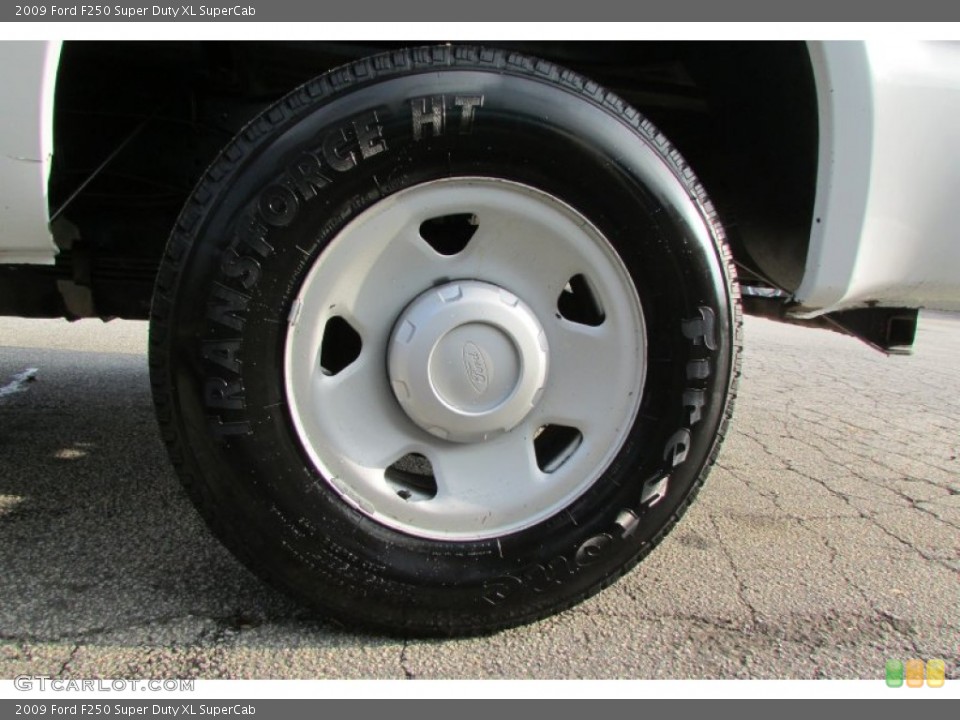 2009 Ford F250 Super Duty XL SuperCab Wheel and Tire Photo #88528581