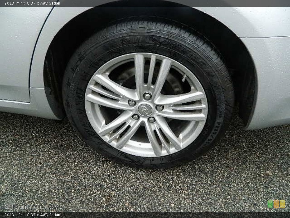 2013 Infiniti G 37 x AWD Sedan Wheel and Tire Photo #88547165
