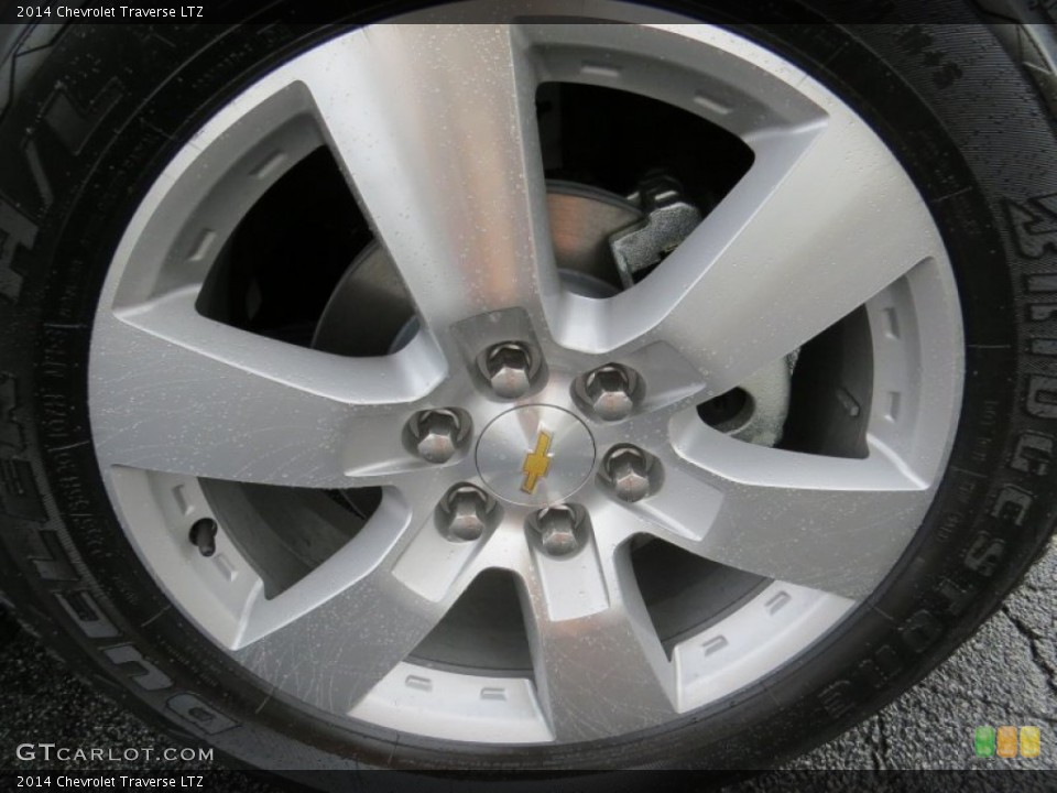 2014 Chevrolet Traverse LTZ Wheel and Tire Photo #88565795