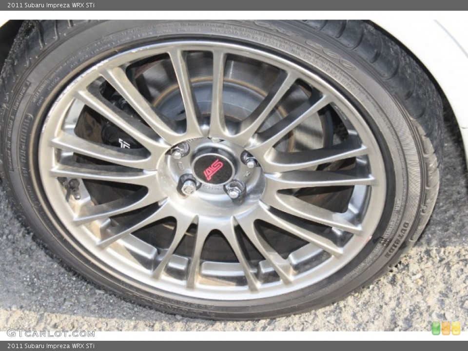 2011 Subaru Impreza WRX STi Wheel and Tire Photo #88568720