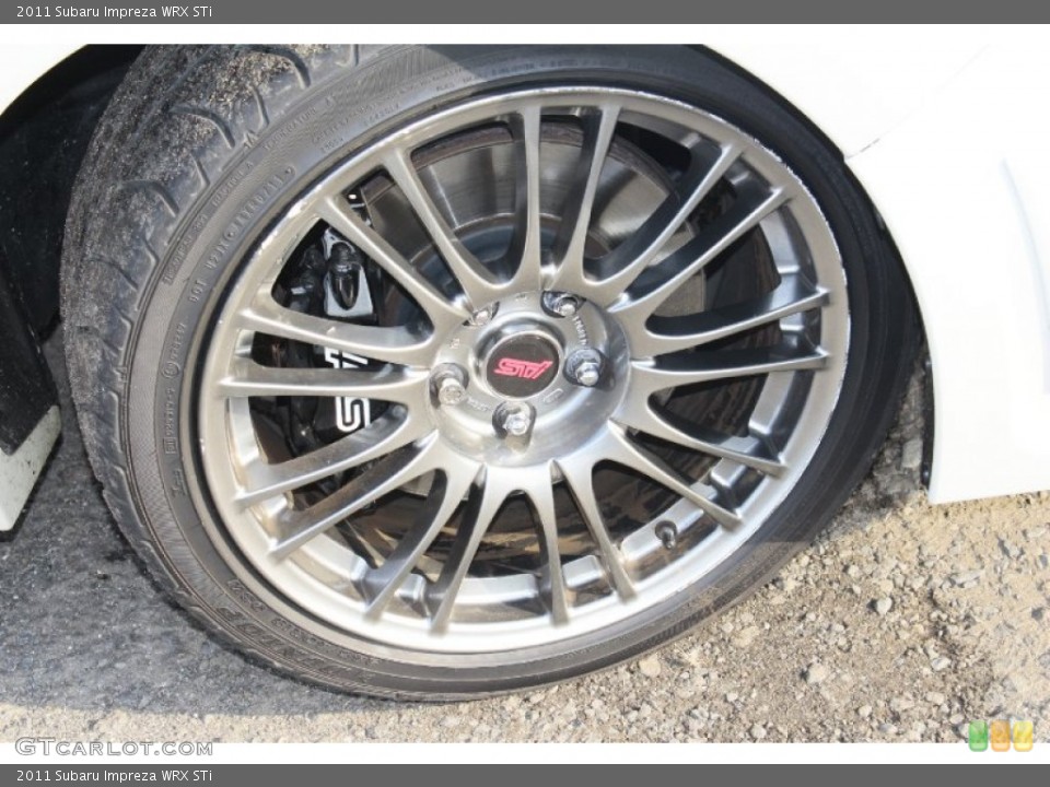 2011 Subaru Impreza WRX STi Wheel and Tire Photo #88568738