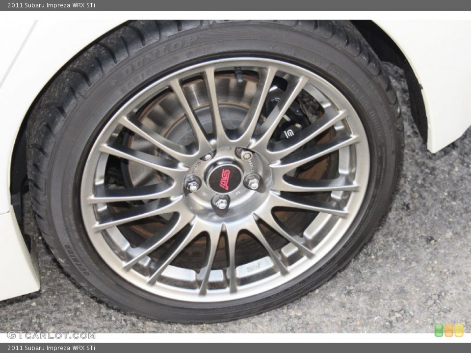 2011 Subaru Impreza WRX STi Wheel and Tire Photo #88568756