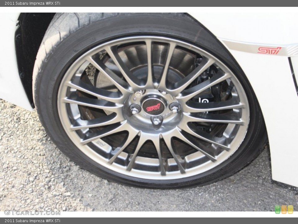 2011 Subaru Impreza WRX STi Wheel and Tire Photo #88568777