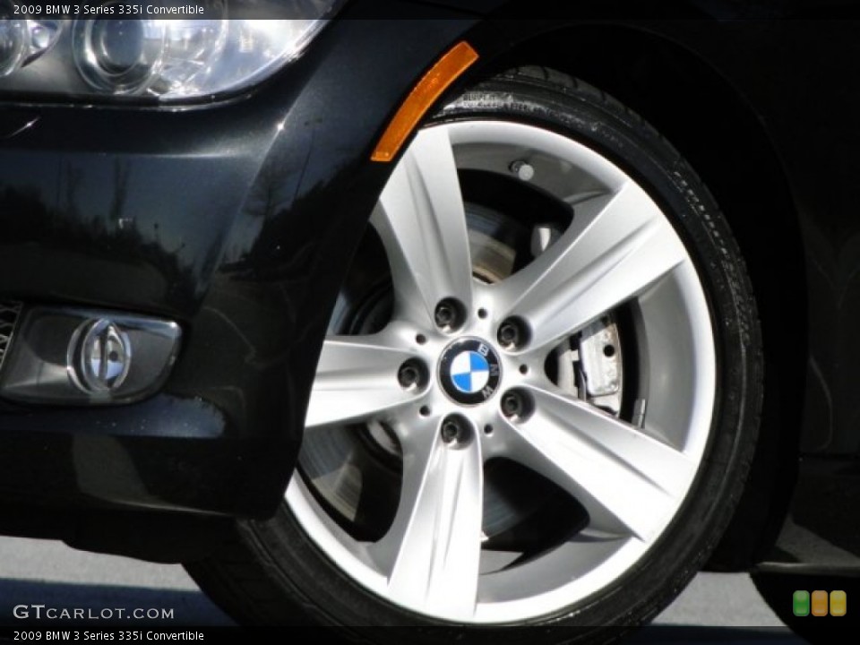 2009 BMW 3 Series 335i Convertible Wheel and Tire Photo #88579675