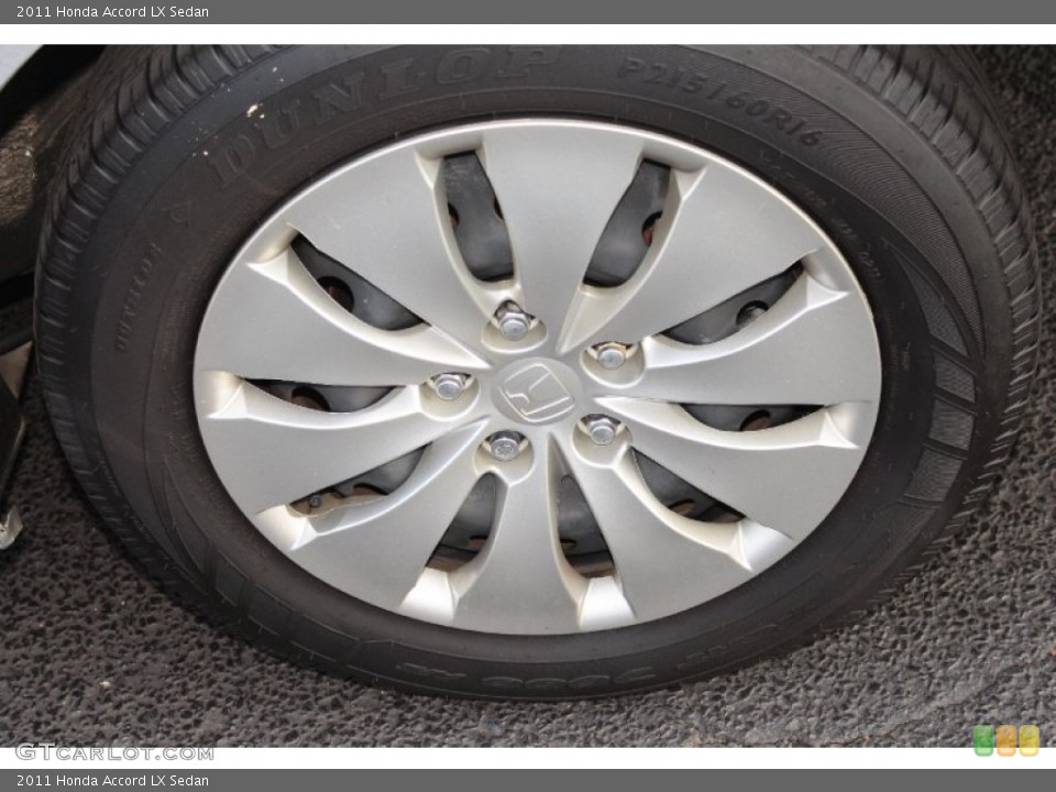 2011 Honda Accord LX Sedan Wheel and Tire Photo #88591189