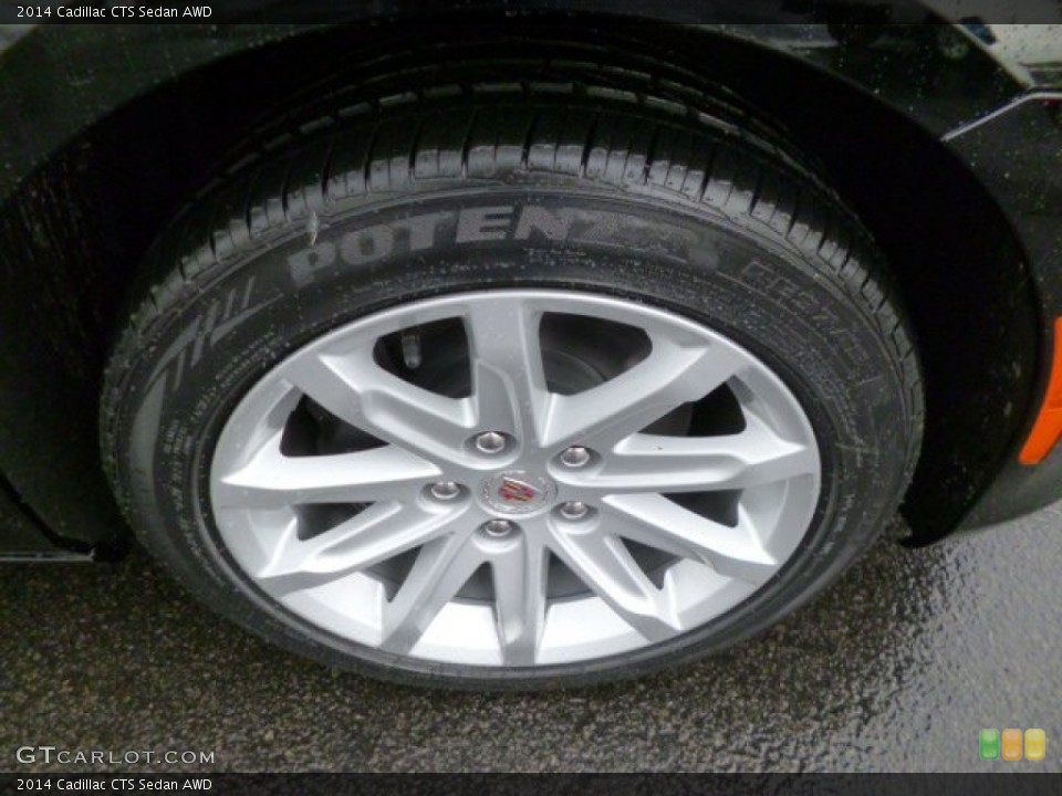 2014 Cadillac CTS Sedan AWD Wheel and Tire Photo #88601629