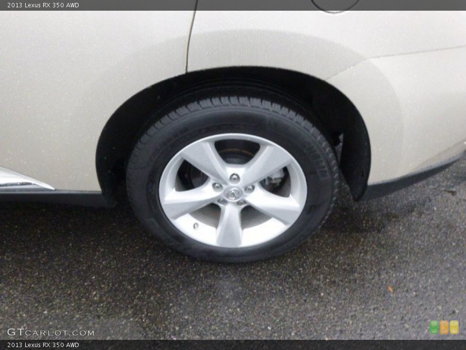 2013 Lexus RX 350 AWD Wheel and Tire Photo #88611640