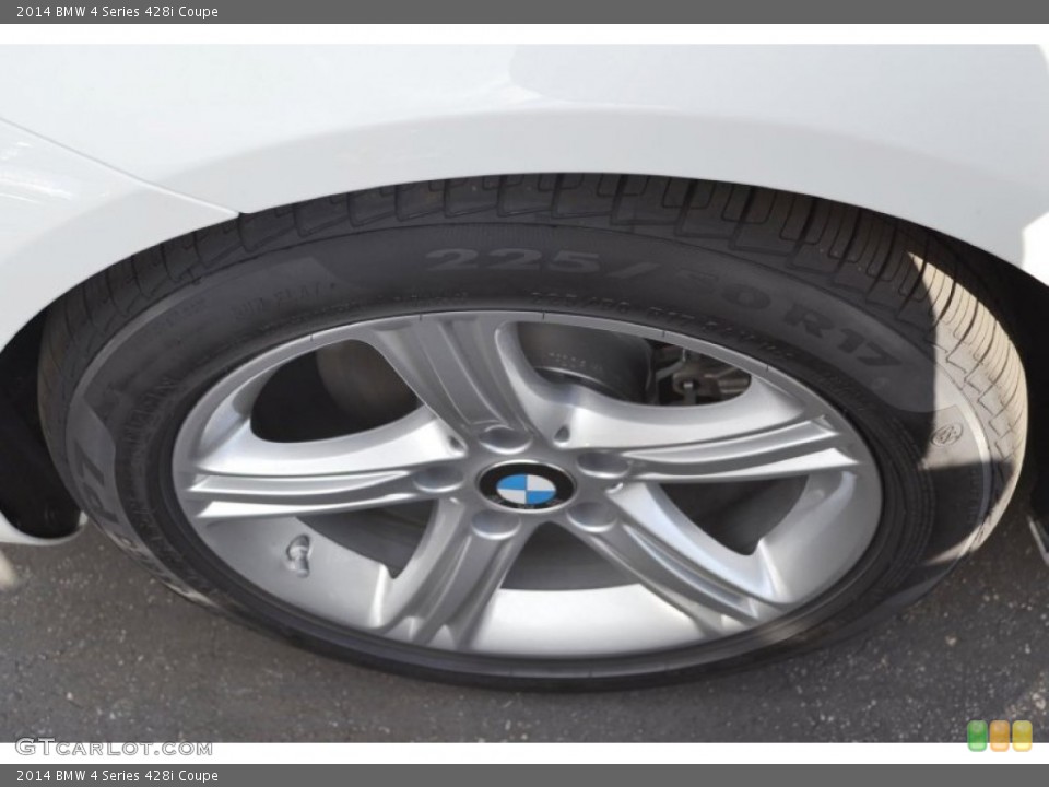 2014 BMW 4 Series 428i Coupe Wheel and Tire Photo #88613746