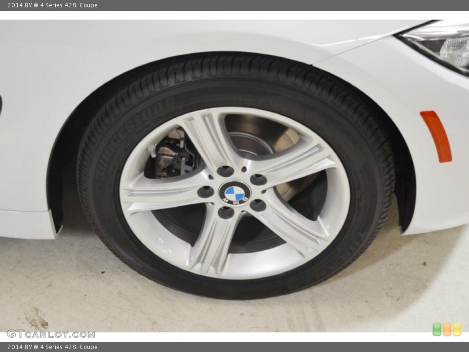 2014 BMW 4 Series 428i Coupe Wheel and Tire Photo #88613896