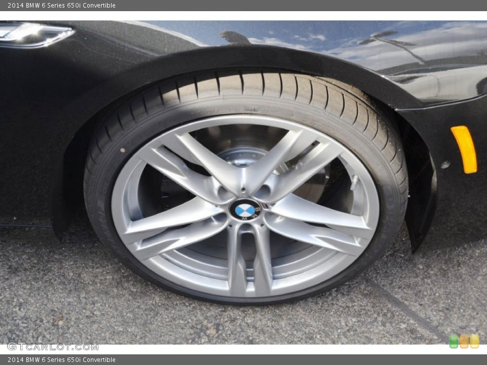 2014 BMW 6 Series 650i Convertible Wheel and Tire Photo #88614232