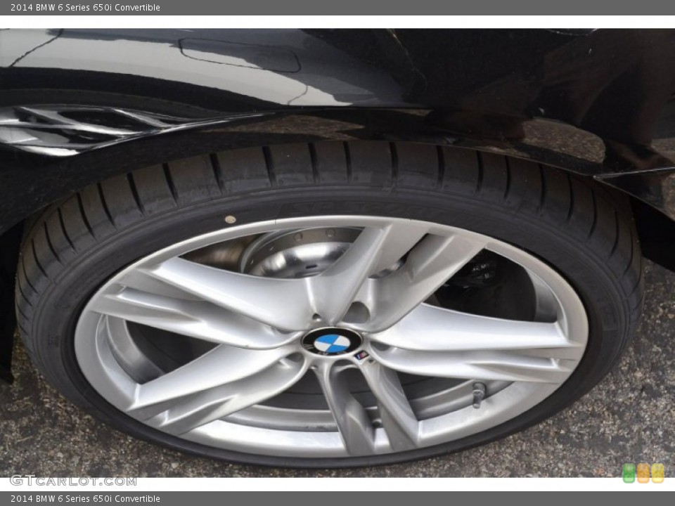 2014 BMW 6 Series 650i Convertible Wheel and Tire Photo #88614301