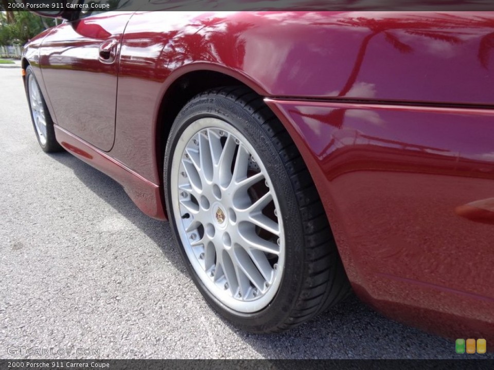 2000 Porsche 911 Carrera Coupe Wheel and Tire Photo #88642849
