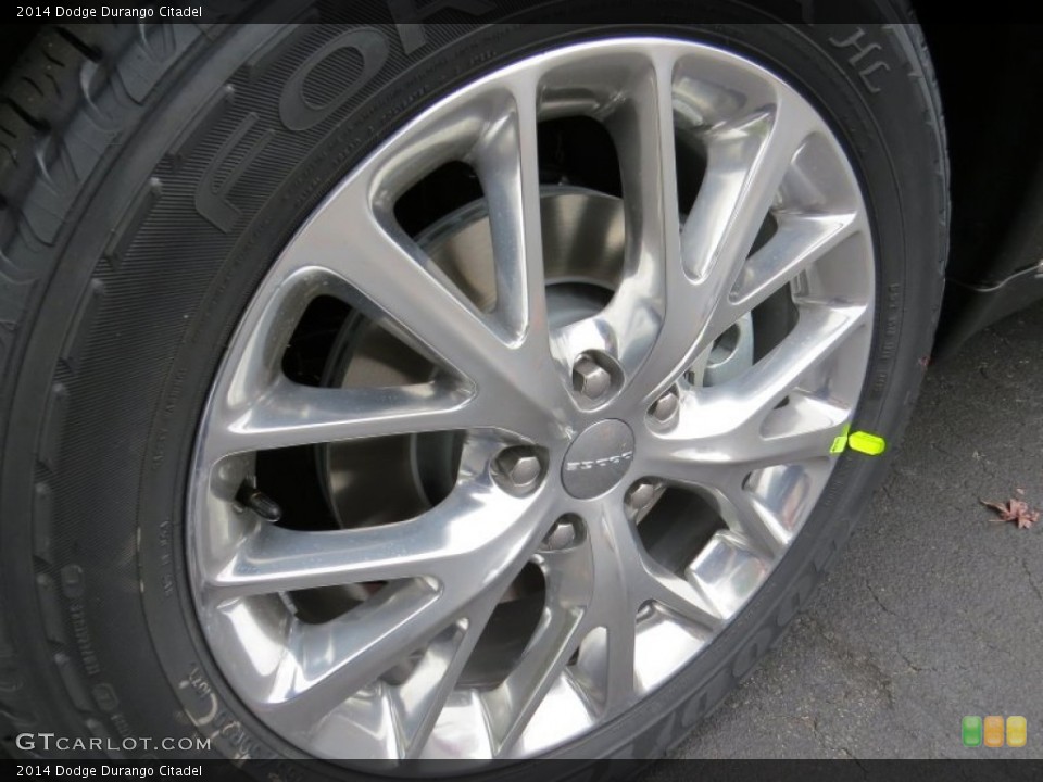2014 Dodge Durango Citadel Wheel and Tire Photo #88643809