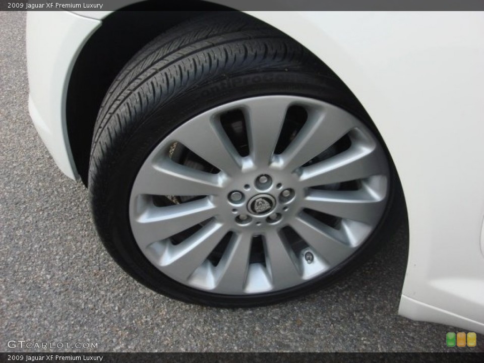 2009 Jaguar XF Premium Luxury Wheel and Tire Photo #88654454