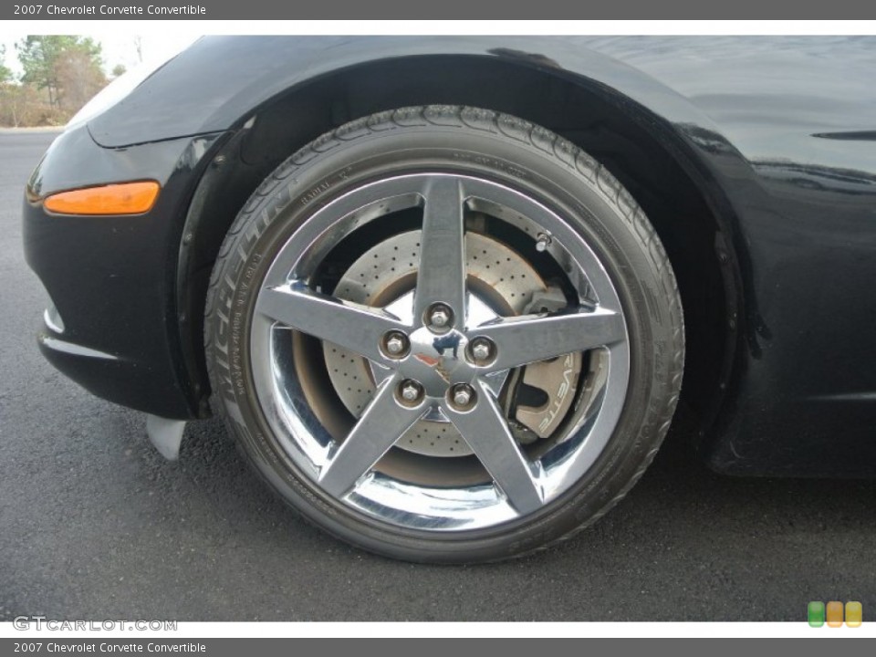 2007 Chevrolet Corvette Convertible Wheel and Tire Photo #88656157