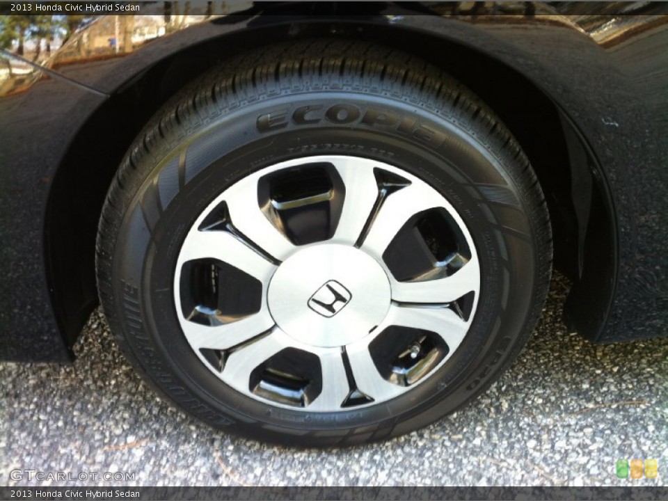 2013 Honda Civic Hybrid Sedan Wheel and Tire Photo #88661941