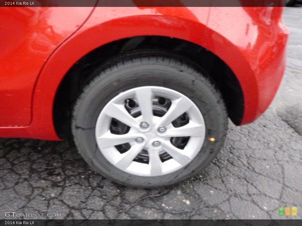 2014 Kia Rio LX Wheel and Tire Photo #88682520