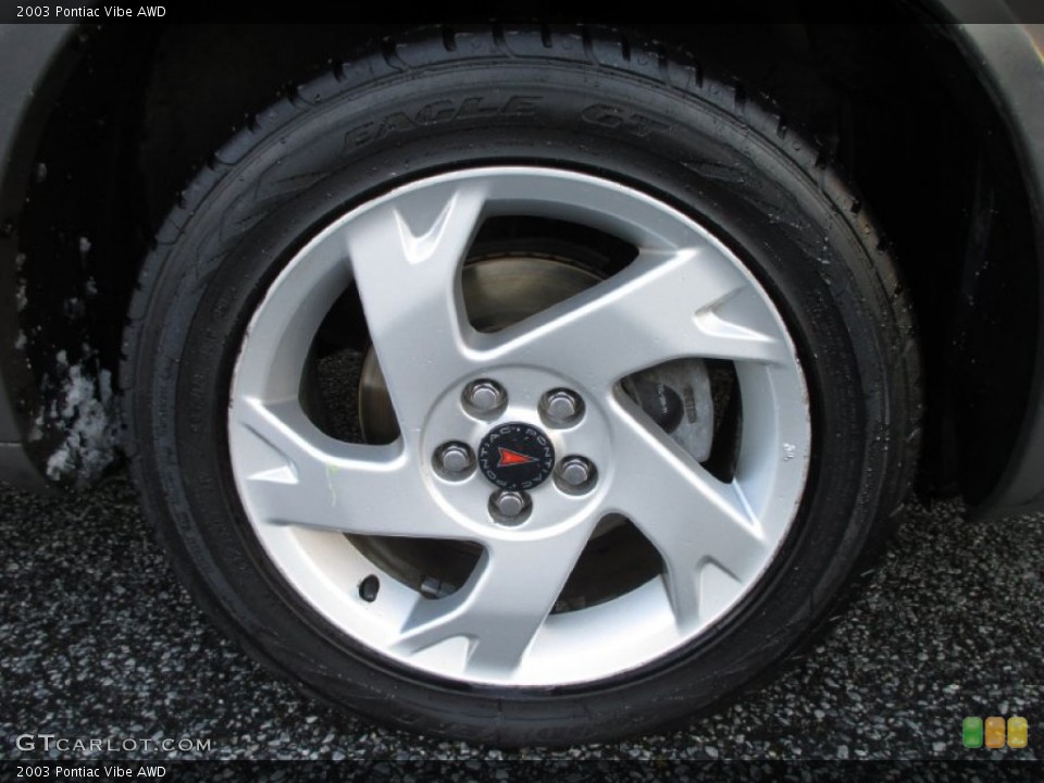 2003 Pontiac Vibe AWD Wheel and Tire Photo #88686159