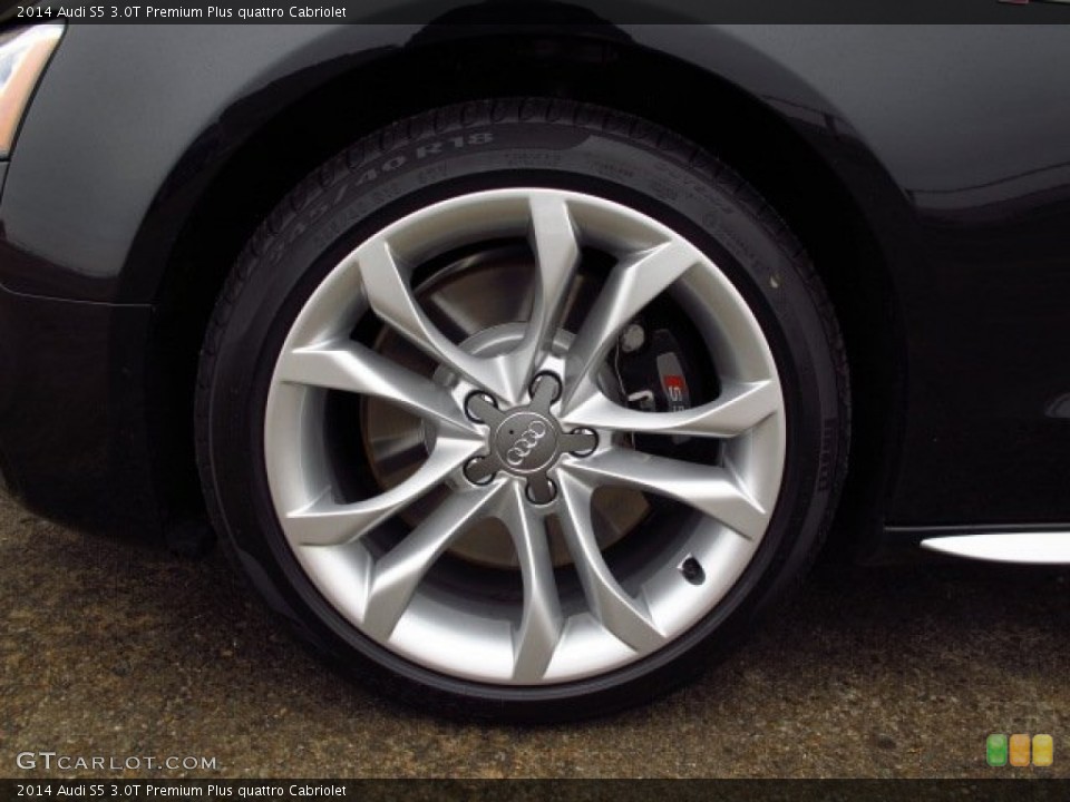 2014 Audi S5 3.0T Premium Plus quattro Cabriolet Wheel and Tire Photo #88689735